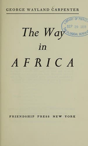 The way in Africa