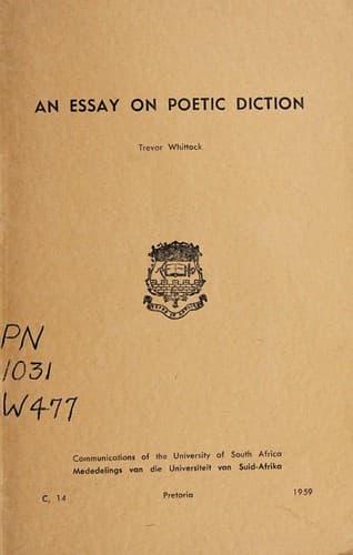 An essay on poetic diction
