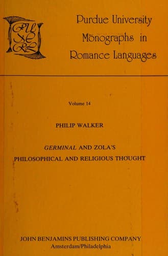 Germinal and Zola's philosophical and religious thought