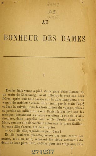 Au bonheur des dames