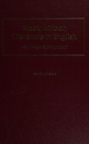Black African literature in English