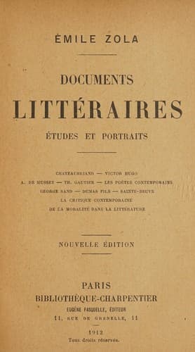 Documents littéraires
