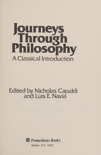 Journeys through philosophy