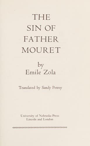 Faute de l'abbé Mouret