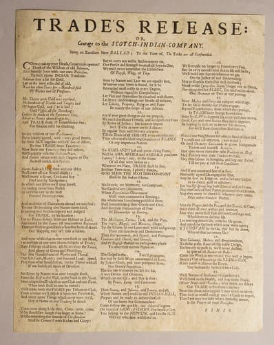 Trade's release: or, Courage to the Scotch-Indian-Company