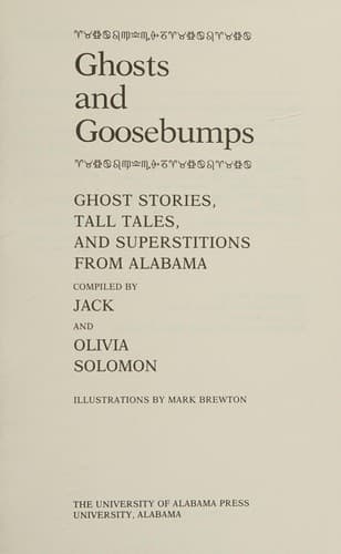 Ghosts and goosebumps