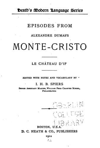Episodes from Alexandre Dumas's Monte-Cristo -- Le Château D'If