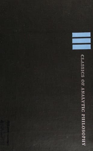 Classics of analytic philosophy