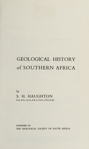 Geological history of Southern Africa