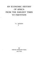 An economic history of Africa