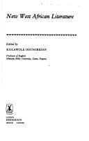 New West Africa Literature