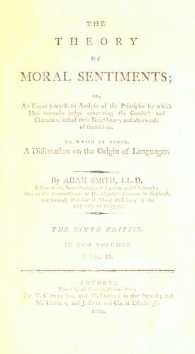 The theory of moral sentiments