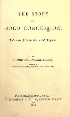 The story of a gold concession