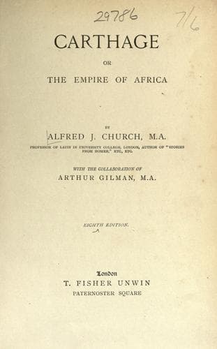 Carthage : or the empire of Africa