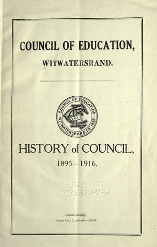 History of council, 1895-1916