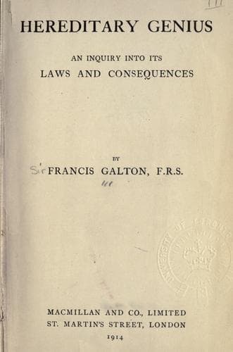 Hereditary genius