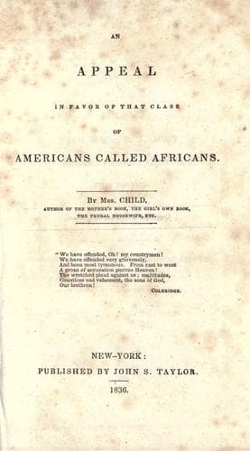 An appeal in favor of that class of Americans called Africans