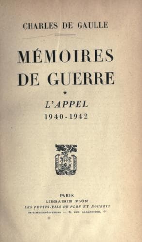 Meḿoires de guerre