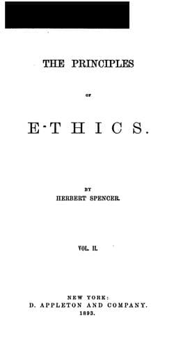 The principles of ethics
