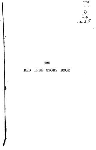 The red true story book