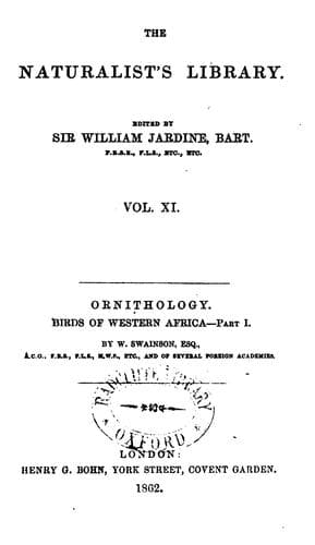 Birds of western Africa