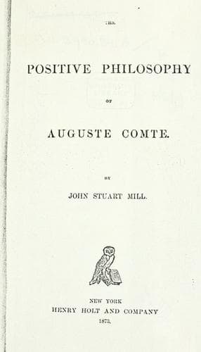 Auguste Comte and Positivism