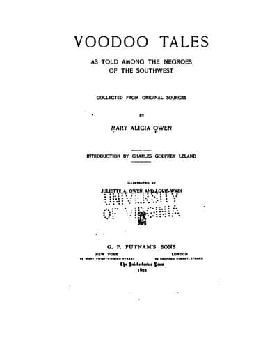 Voodoo Tales: As Told Among the Negroes of the Southwest