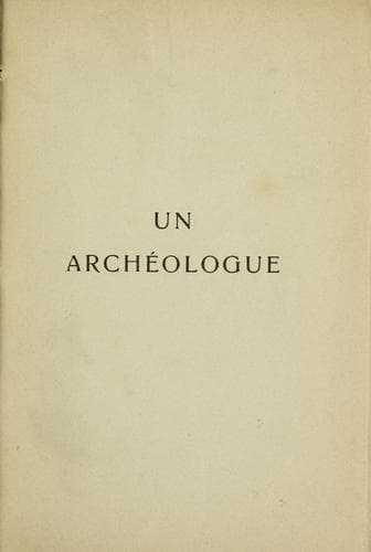 Un archéologue
