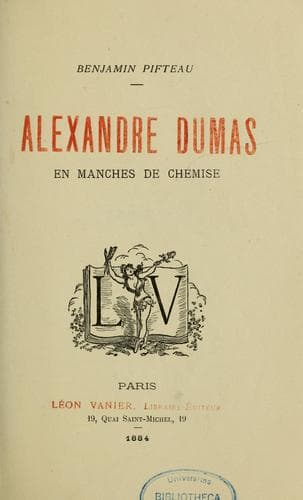 Alexandre Dumas en manches de chemise
