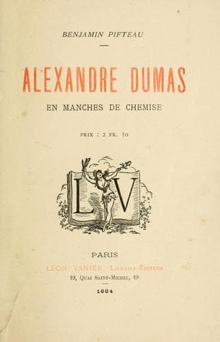 Alexandre Dumas en manches de chemise