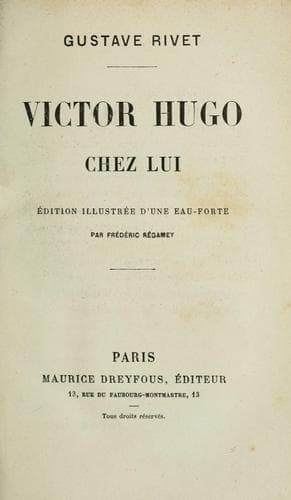 Victor Hugo chez lui