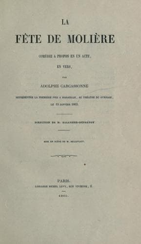 La fête de Molìere
