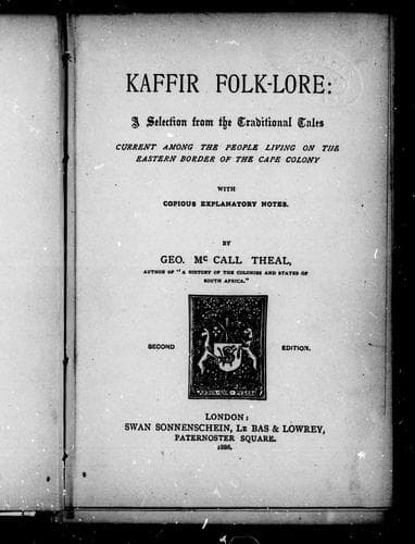 Kaffir folk-lore