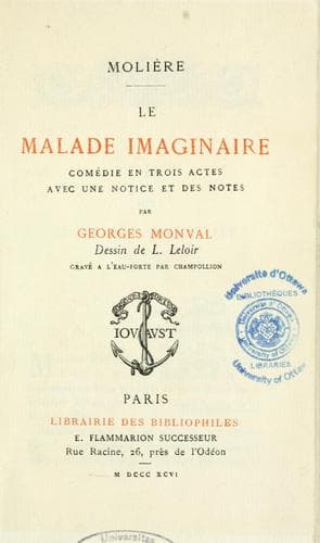 Le malade imaginaire