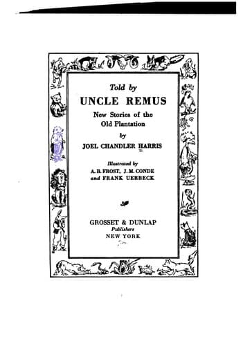 Told by Uncle Remus