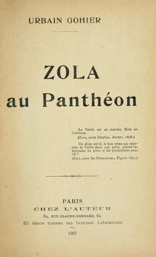 Zola au Panthéon