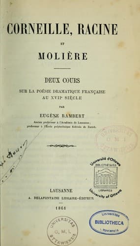 Corneille, Racine et Molière