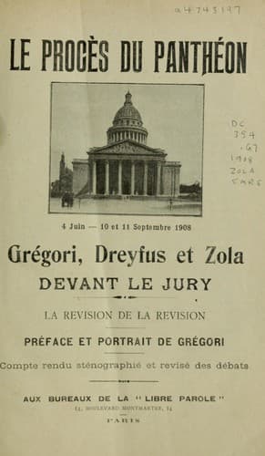 Le proces du Panthéon