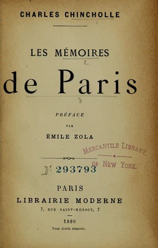 Les memoires de Paris