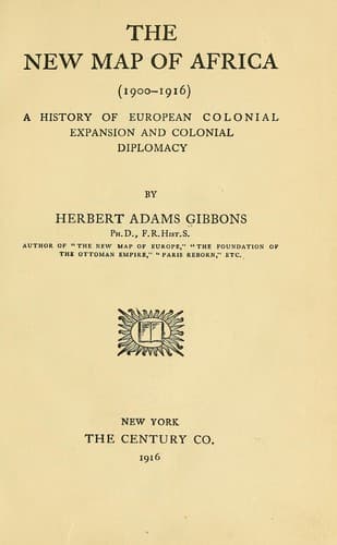The new map of Africa (1900-1916)