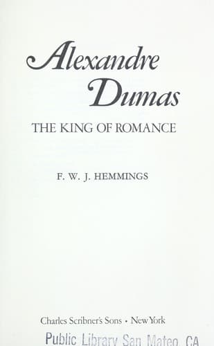 Alexandre Dumas, the king of romance