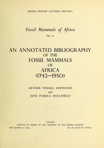 Fossil mammals of Africa