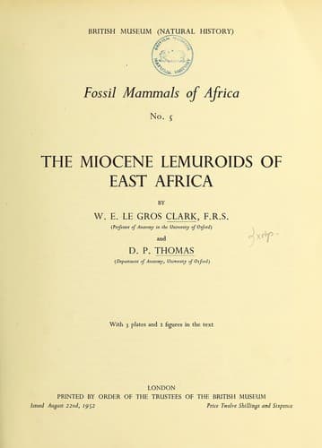 Fossil mammals of Africa