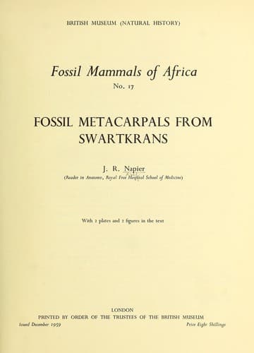 Fossil mammals of Africa
