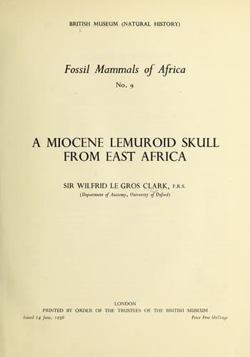 Fossil mammals of Africa