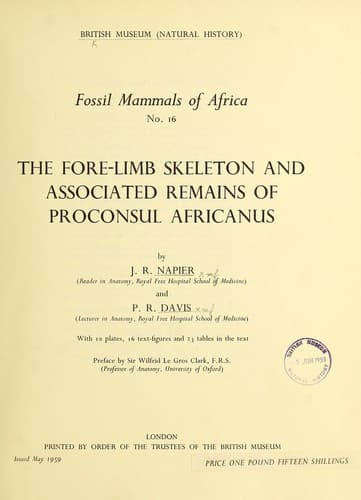 Fossil mammals of Africa