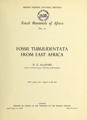 Fossil mammals of Africa