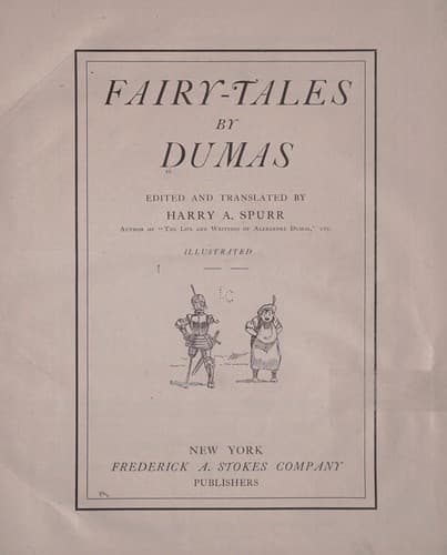 Fairy-tales by Dumas