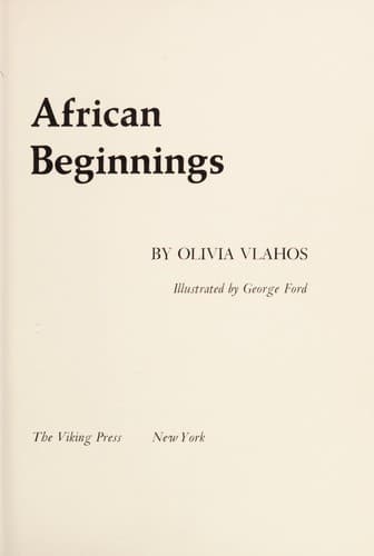 African beginnings