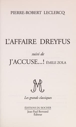 L'affaire Dreyfus